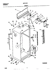 03 - Cabinet parts for Frigidaire Refrigerator MRT21NNCD2 from AppliancePartsPros.com