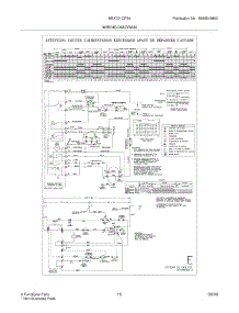 15 - Wiring Diagram parts for Frigidaire Washer Dryer Combo MEX731CFS4 from AppliancePartsPros.com