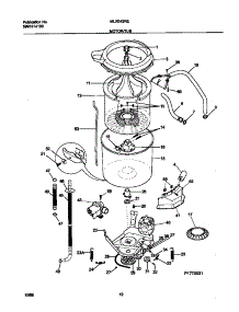 06 - P17t0031 Wshr Mtr,Hose parts for Frigidaire Washer Dryer Combo MLXE42RED5 from AppliancePartsPros.com