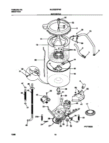06 - P17t0033 Wshr Mtr,Hose parts for Frigidaire Washer Dryer Combo MLSE62RFW2 from AppliancePartsPros.com