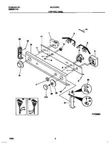 04 - Control Panel parts for Frigidaire Washer Dryer Combo MLXE42REW2 from AppliancePartsPros.com