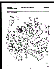 03 - Motor, Blower And Cabinet Parts parts for Frigidaire Washer Dryer Combo MLXG42RBD0 from AppliancePartsPros.com