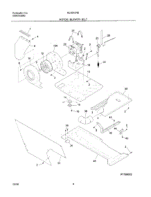 05 - Motor / Blower / Belt parts for Frigidaire Washer Dryer Combo MLXE42REW7 from AppliancePartsPros.com