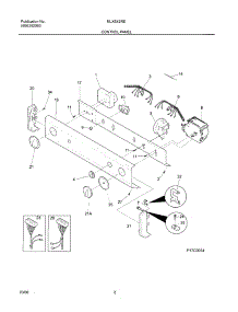 07 - Control Panel parts for Frigidaire Washer Dryer Combo MLXE42REW7 from AppliancePartsPros.com