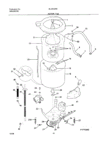 11 - Motor / Tub parts for Frigidaire Washer Dryer Combo MLXE42REW7 from AppliancePartsPros.com