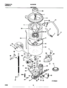 06 - Motor / Tub parts for Frigidaire Washer Dryer Combo MLXE62REW1 from AppliancePartsPros.com