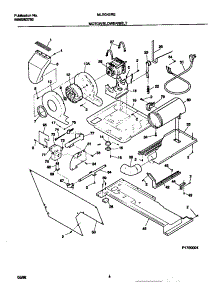 03 - Motor / Blower / Belt parts for Frigidaire Washer Dryer Combo MLXG42RED0 from AppliancePartsPros.com