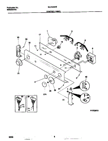 04 - Control Panel parts for Frigidaire Washer Dryer Combo MLXG42RED0 from AppliancePartsPros.com