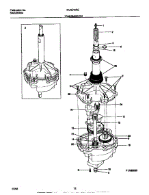 07 - Transmission parts for Frigidaire Washer Dryer Combo MLXE42REW1 from AppliancePartsPros.com