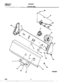 05 - Control Panel parts for Frigidaire Washer MWX223REW0 from AppliancePartsPros.com