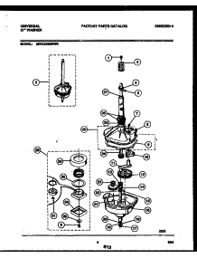 04 - Transmission Parts parts for Frigidaire Washer MWX233MBD0 from AppliancePartsPros.com