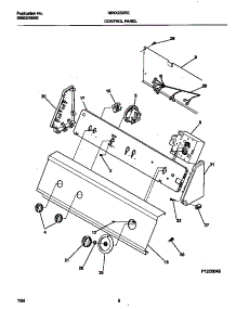 05 - Control Panel parts for Frigidaire Washer MWX233RES2 from AppliancePartsPros.com