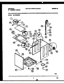 05 - Cabinet Parts parts for Frigidaire Washer Dryer Combo MLXG42RBD0 from AppliancePartsPros.com