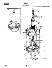 04 - Transmission parts for Frigidaire Washer MWX411REW0 from AppliancePartsPros.com