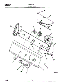 05 - Control Panel parts for Frigidaire Washer MWX411REW0 from AppliancePartsPros.com