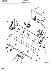 05 - Control Panel parts for Frigidaire Washer MWX433REW3 from AppliancePartsPros.com