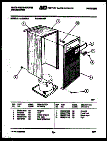 03 - Cabinet And Control Parts parts for Frigidaire Dehumidifier ED408K3 from AppliancePartsPros.com