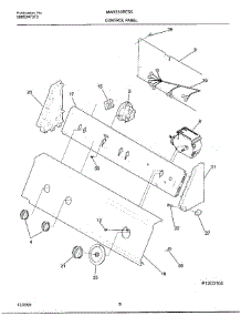 08 - Control Panel parts for Frigidaire Washer MWX233RES5 from AppliancePartsPros.com