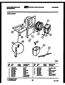 04 - Water And Condensing Parts parts for Frigidaire Dehumidifier ED408K6 from AppliancePartsPros.com
