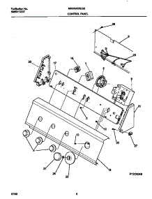 05 - Control Panel parts for Frigidaire Washer MWX645RES3 from AppliancePartsPros.com