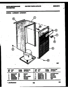 03 - Cabinet And Control Parts parts for Frigidaire Dehumidifier WED25P2 from AppliancePartsPros.com