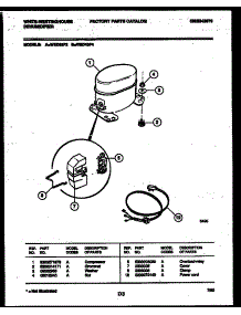 04 - Compressor Parts parts for Frigidaire Dehumidifier WED25P2 from AppliancePartsPros.com