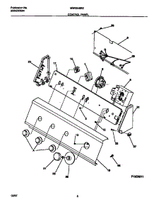05 - Control Panel parts for Frigidaire Washer MWX645RES1 from AppliancePartsPros.com