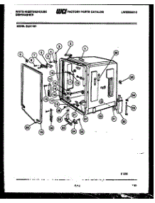05 - Tub And Frame Parts parts for Frigidaire Dishwasher SU211MR1 from AppliancePartsPros.com
