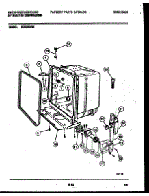 05 - Tub And Frame Parts parts for Frigidaire Dishwasher SU220NXR2 from AppliancePartsPros.com
