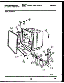 05 - Tub And Frame Parts parts for Frigidaire Dishwasher SU330NXR1 from AppliancePartsPros.com