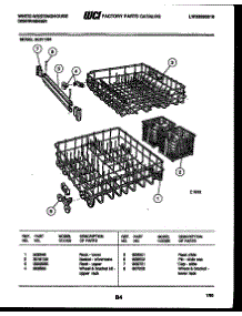 07 - Racks And Trays parts for Frigidaire Dishwasher SU211MR1 from AppliancePartsPros.com