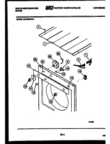 04 - Door And Installation Parts parts for Frigidaire Dryer DE150KDD1 from AppliancePartsPros.com