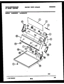 04 - Console And Control Parts parts for Frigidaire Dryer DE500ADD5 from AppliancePartsPros.com