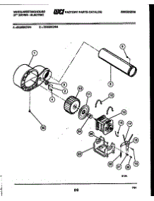 05 - Blower And Drive Parts parts for Frigidaire Dryer DE400KDW4 from AppliancePartsPros.com