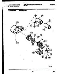 05 - Motor And Blower Parts parts for Frigidaire Dryer DE400KDD3 from AppliancePartsPros.com