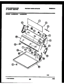 04 - Console And Control Parts parts for Frigidaire Dryer DE650ADW1 from AppliancePartsPros.com