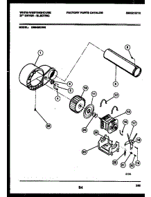 05 - Blower And Drive Parts parts for Frigidaire Dryer DE640KDD5 from AppliancePartsPros.com