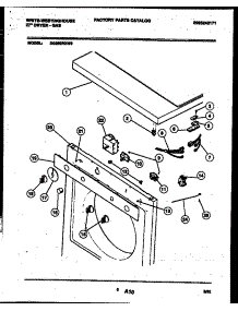 04 - Console And Control Parts parts for Frigidaire Dryer DG350RXW2 from AppliancePartsPros.com