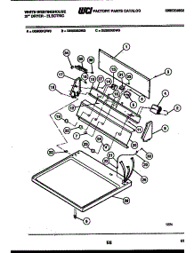 04 - Console And Control Parts parts for Frigidaire Dryer DE800KDW3 from AppliancePartsPros.com