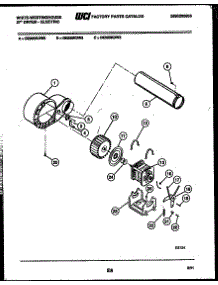05 - Blower And Drive Parts parts for Frigidaire Dryer DE800KDW3 from AppliancePartsPros.com