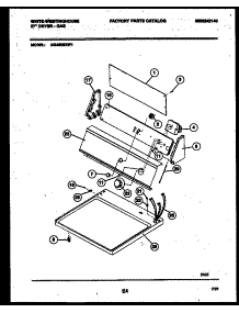 04 - Console And Control Parts parts for Frigidaire Dryer DG400SXD1 from AppliancePartsPros.com