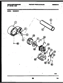 05 - Blower And Drive Parts parts for Frigidaire Dryer DG400SXD1 from AppliancePartsPros.com