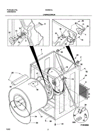 03 - Cabinet / Drum parts for White Westinghouse Dryer SER341AS2 from AppliancePartsPros.com