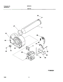 09 - Motor parts for White Westinghouse Dryer SER341AS2 from AppliancePartsPros.com