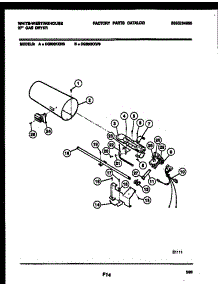 06 - Burner, Igniter And Valve parts for Frigidaire Dryer DG800KXD6 from AppliancePartsPros.com