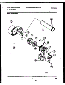 05 - Blower And Drive Parts parts for Frigidaire Dryer WDG547PBS0 from AppliancePartsPros.com