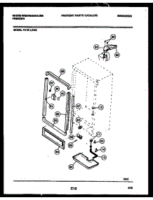 03 - Cabinet Parts parts for Frigidaire Freezer FU161LRW5 from AppliancePartsPros.com