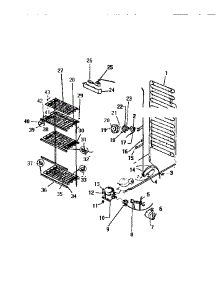 04 - Systems parts for Frigidaire Freezer FU166ERW3 from AppliancePartsPros.com