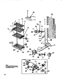 04 - Cooling System parts for Frigidaire Freezer FU166HRW3 from AppliancePartsPros.com