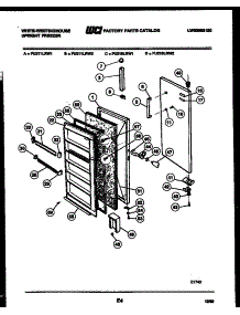 03 - Door Parts parts for Frigidaire Freezer FU218LRW2 from AppliancePartsPros.com